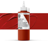 VALLEJO ACRYLIC STUDIO 45: 200 ML. DARK CADMIUM RED (HUE) - Al Masam Stationery LLC